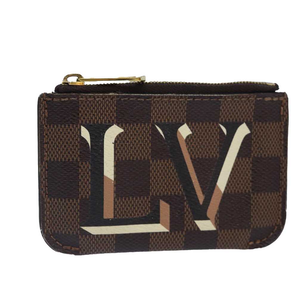 LOUIS VUITTON Damier Ebene Belmont NV Pouch LV Au… - image 1