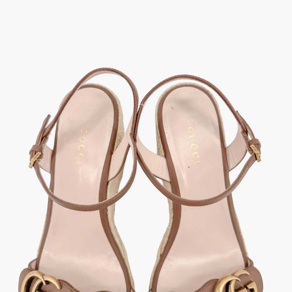 Gucci Marmont leather sandal - image 4