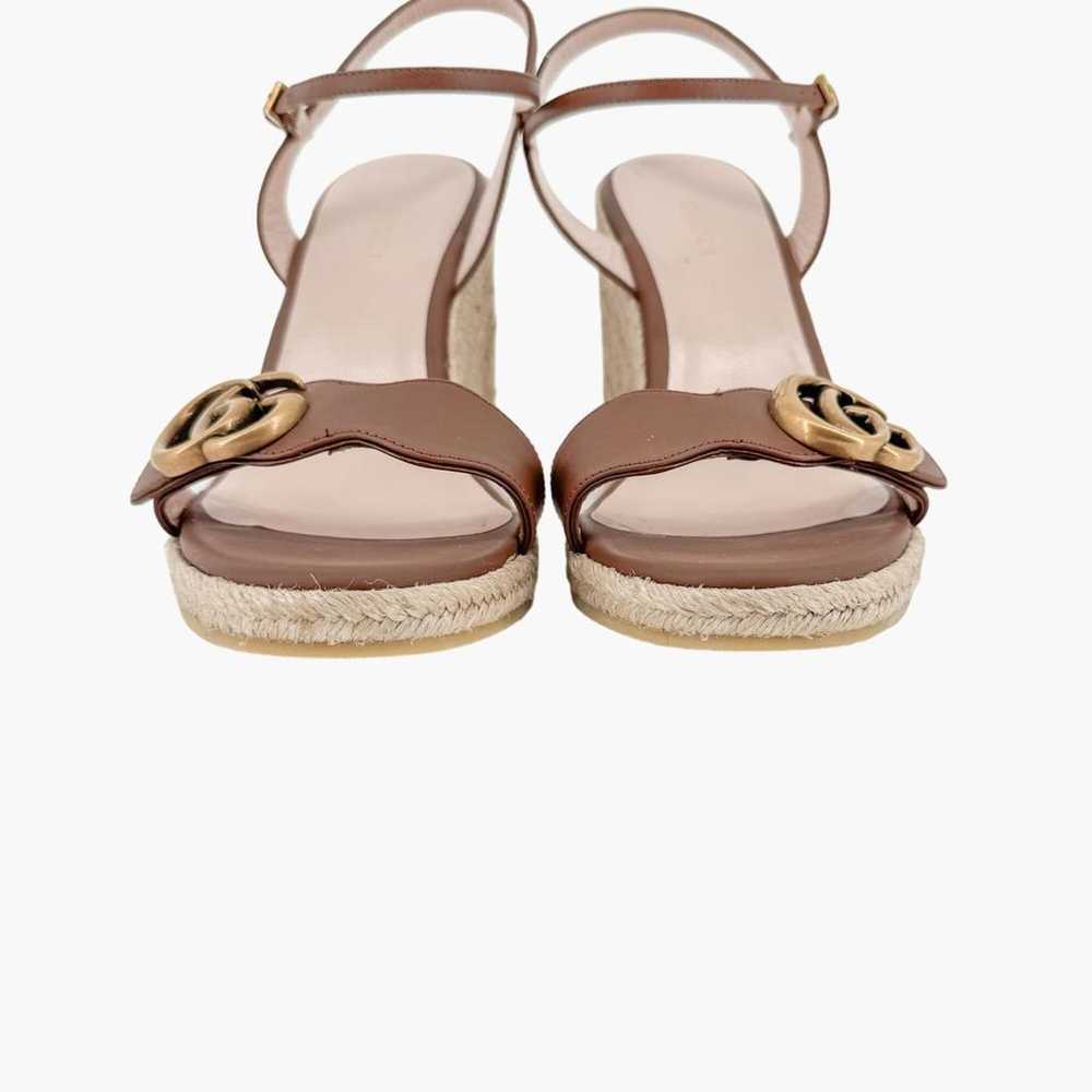 Gucci Marmont leather sandal - image 5