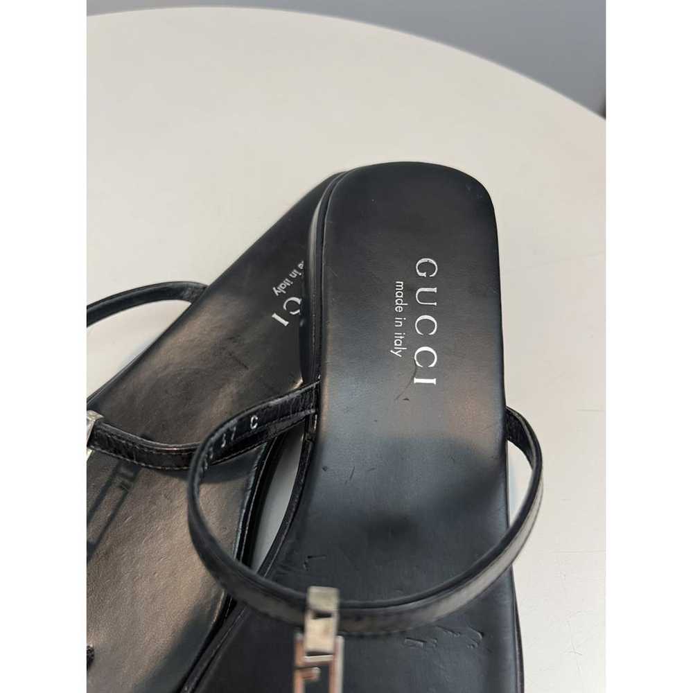 Gucci Leather sandal - image 2