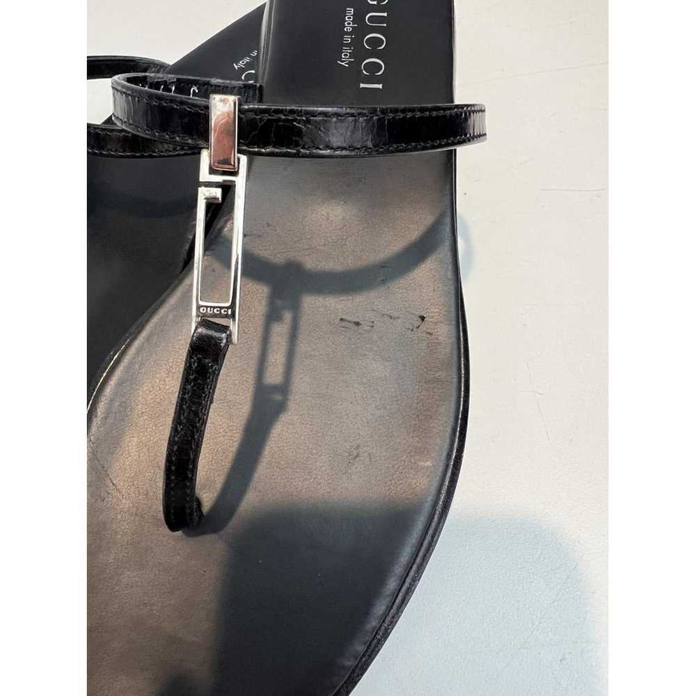 Gucci Leather sandal - image 3