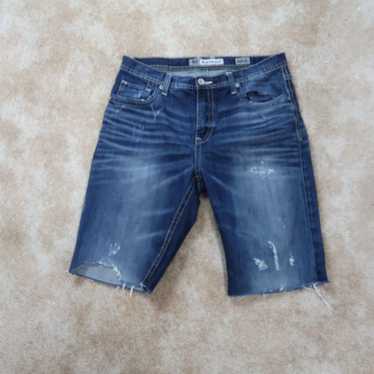 Buckle BKE Tyler Cutoff Shorts Mens 34 dark Blue … - image 1