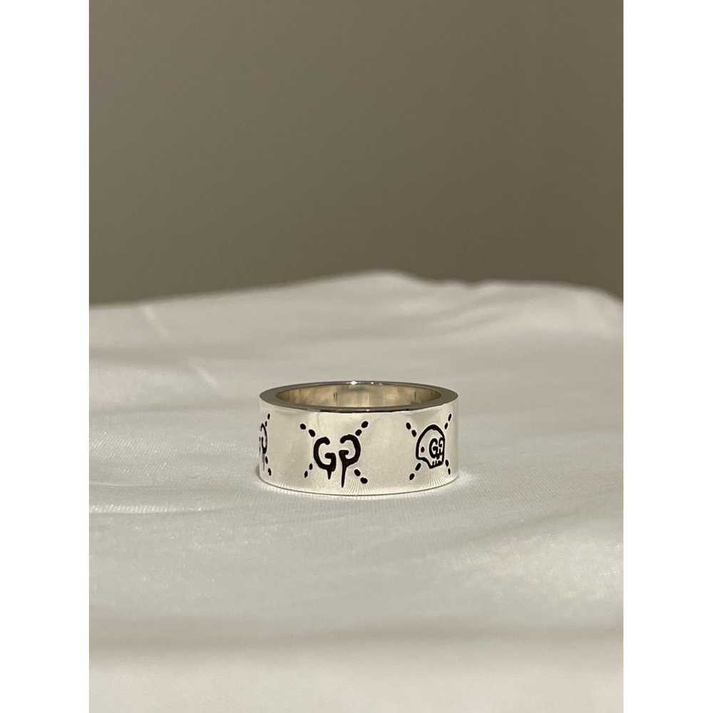 Gucci Icon silver ring - image 2