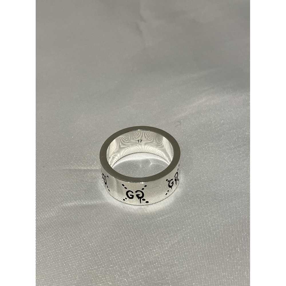 Gucci Icon silver ring - image 3