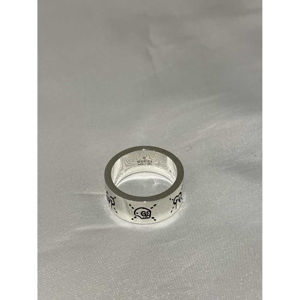 Gucci Icon silver ring - image 4