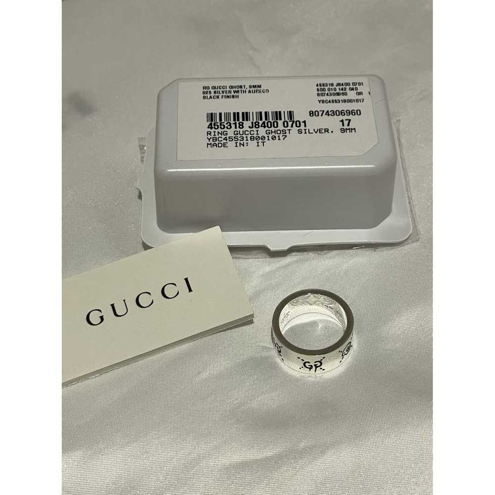 Gucci Icon silver ring - image 6