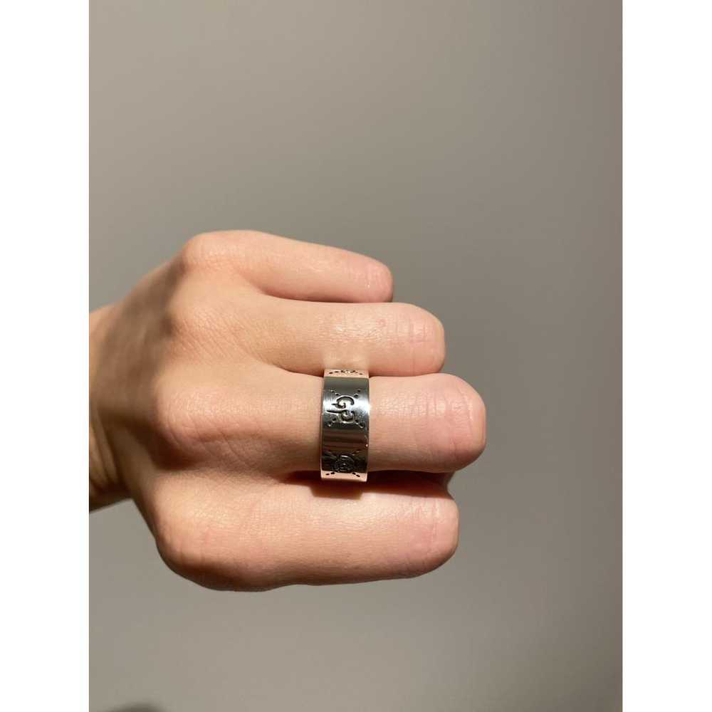 Gucci Icon silver ring - image 8