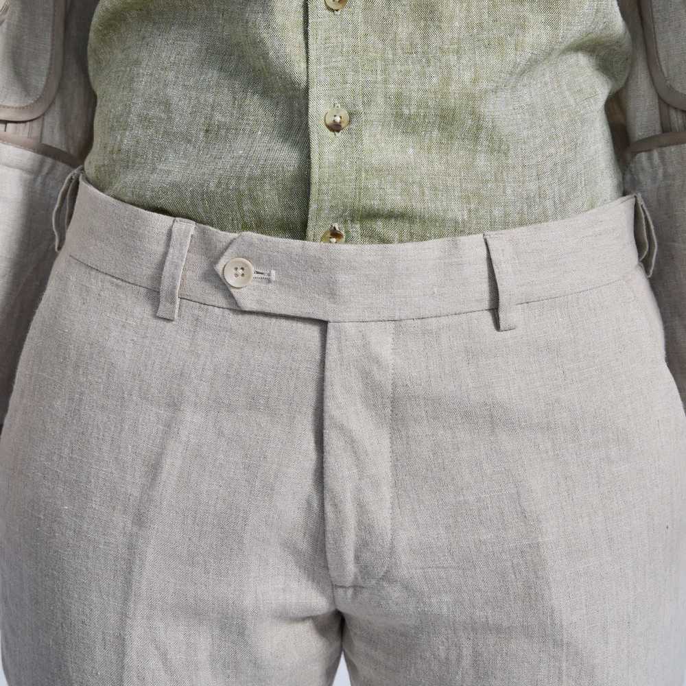 Kirrin Finch Oat Linen Dress Pants - image 2