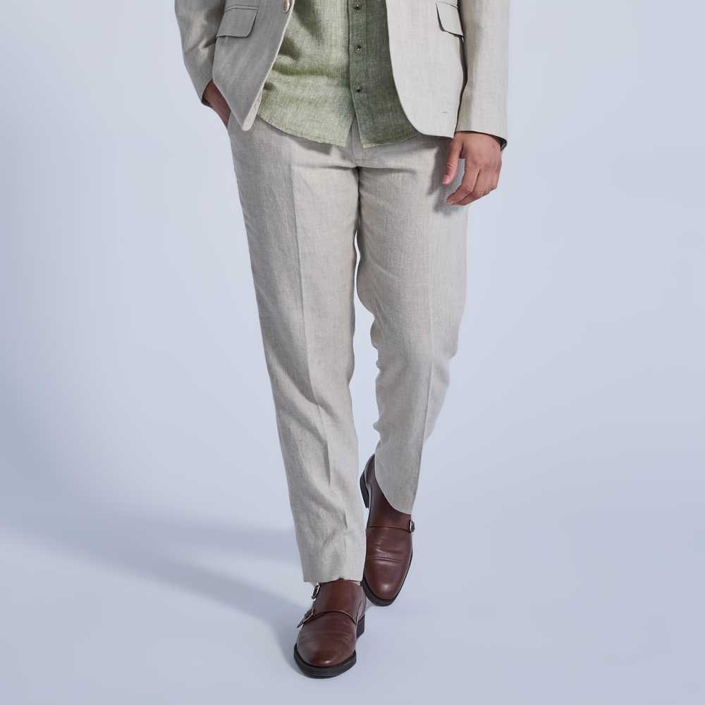 Kirrin Finch Oat Linen Dress Pants - image 5