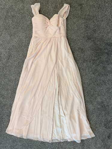 Azazie Light Blush Pink Pleated Formal Women Dress