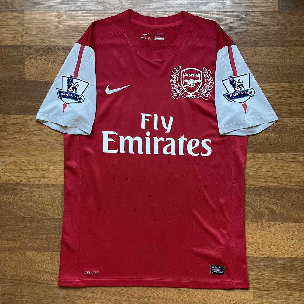 Nike × Soccer Jersey × Vintage ARSENAL NIKE 2011/… - image 2