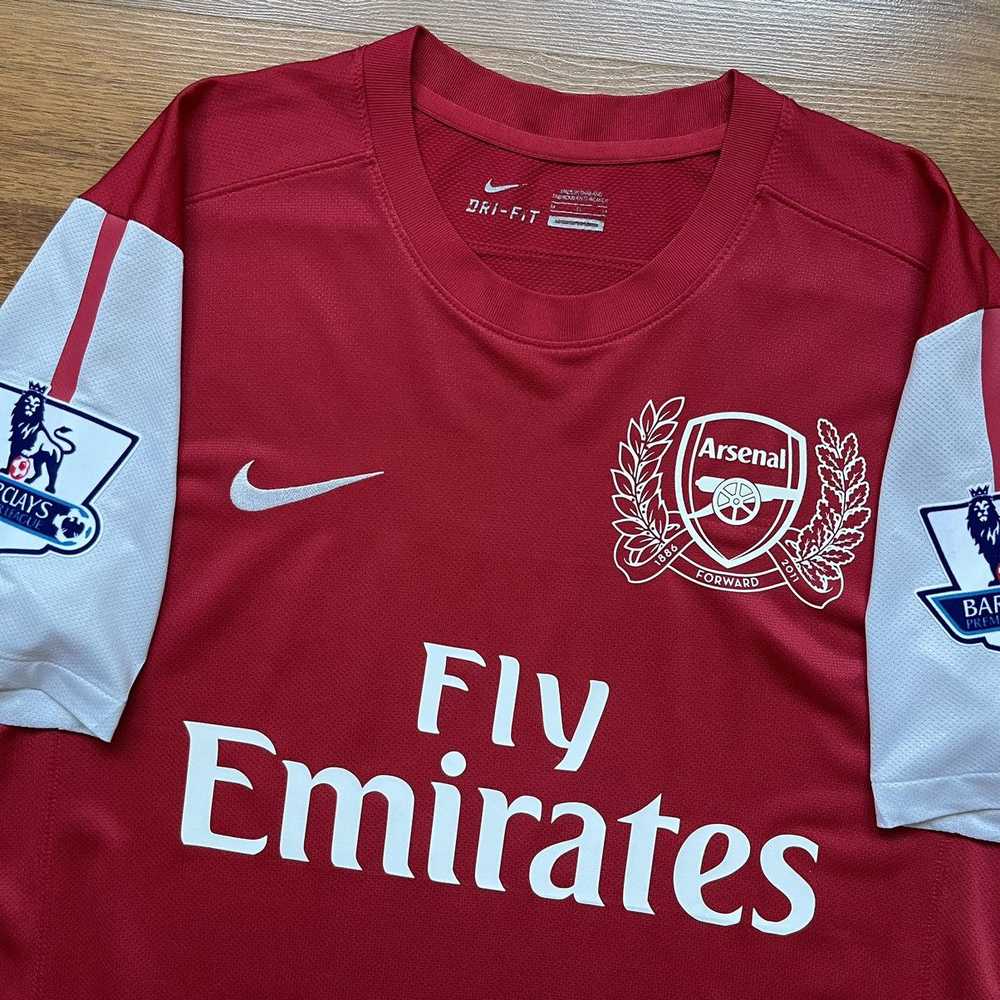 Nike × Soccer Jersey × Vintage ARSENAL NIKE 2011/… - image 4