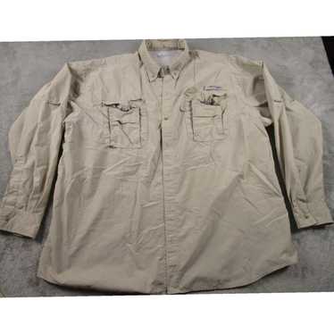 Logo 7 Columbia Brown PFG Outdoor Mens Fishing Log