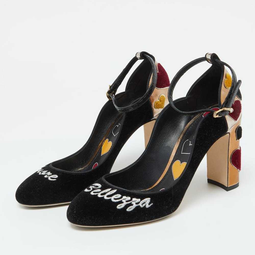 Dolce & Gabbana Velvet heels - image 2