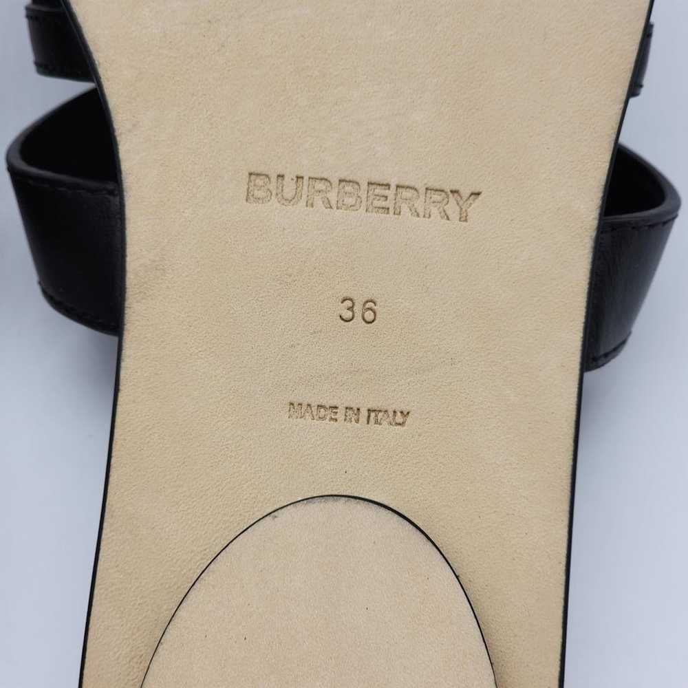 Burberry Leather sandal - image 7