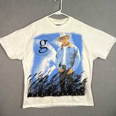 Hanes Authentic Retro Garth Brooks Fresh Horses 1… - image 1