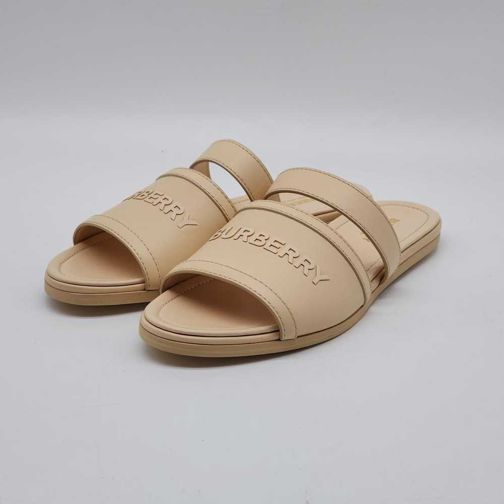 Burberry Leather sandal - image 3