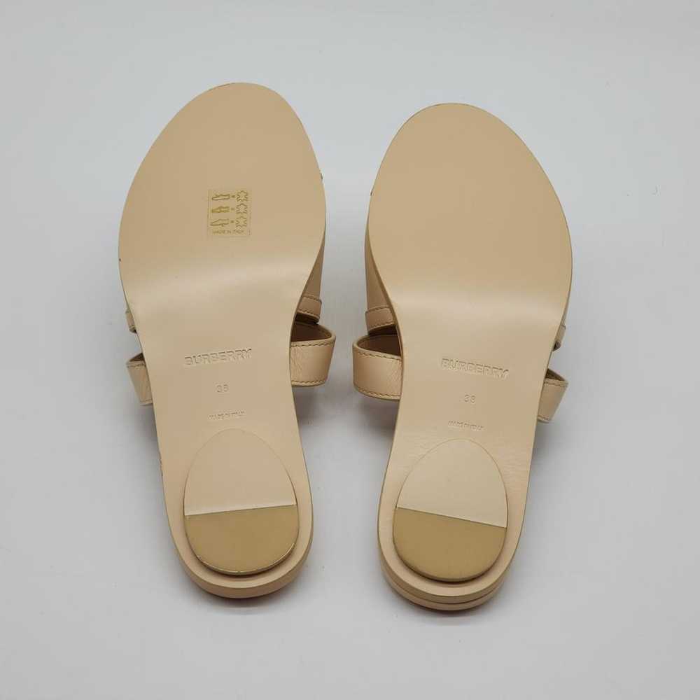 Burberry Leather sandal - image 5