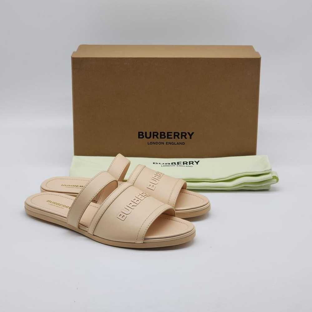 Burberry Leather sandal - image 8