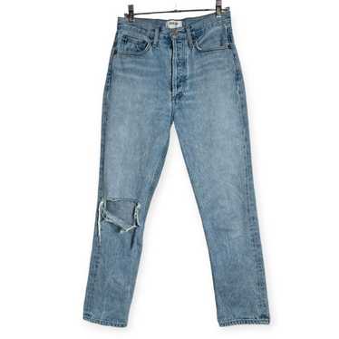 Agolde AGOLDE Riley High Rise Straight Crop Jean S