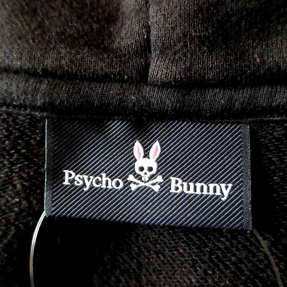 Men's Psycho Bunny Hoodie Long Sleeve/Zip Up Black - image 3