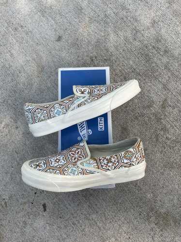 Kith × Vans Vans Slip-On Kith Moroccan Tile Orange