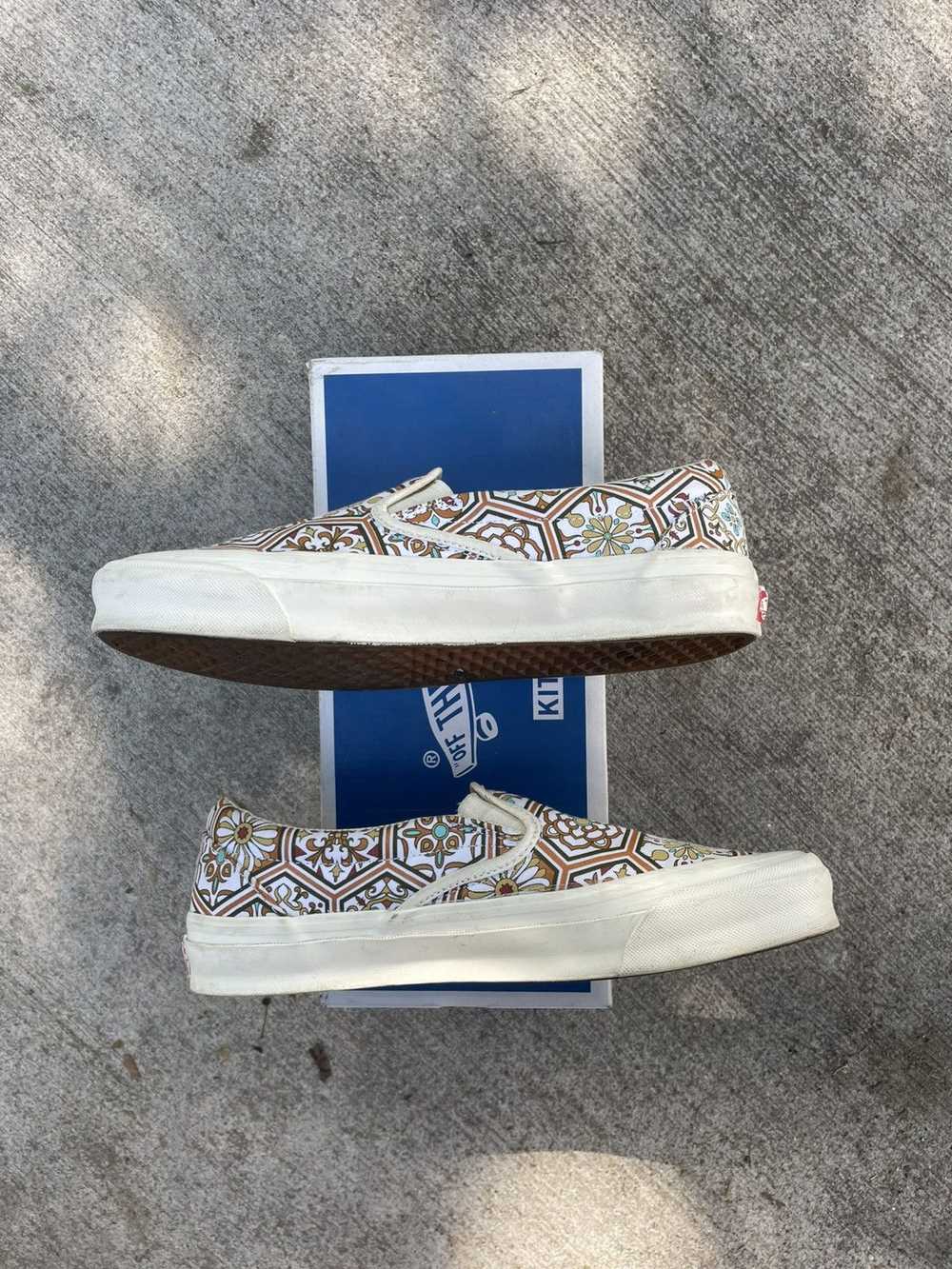 Kith × Vans Vans Slip-On Kith Moroccan Tile Orange - image 2