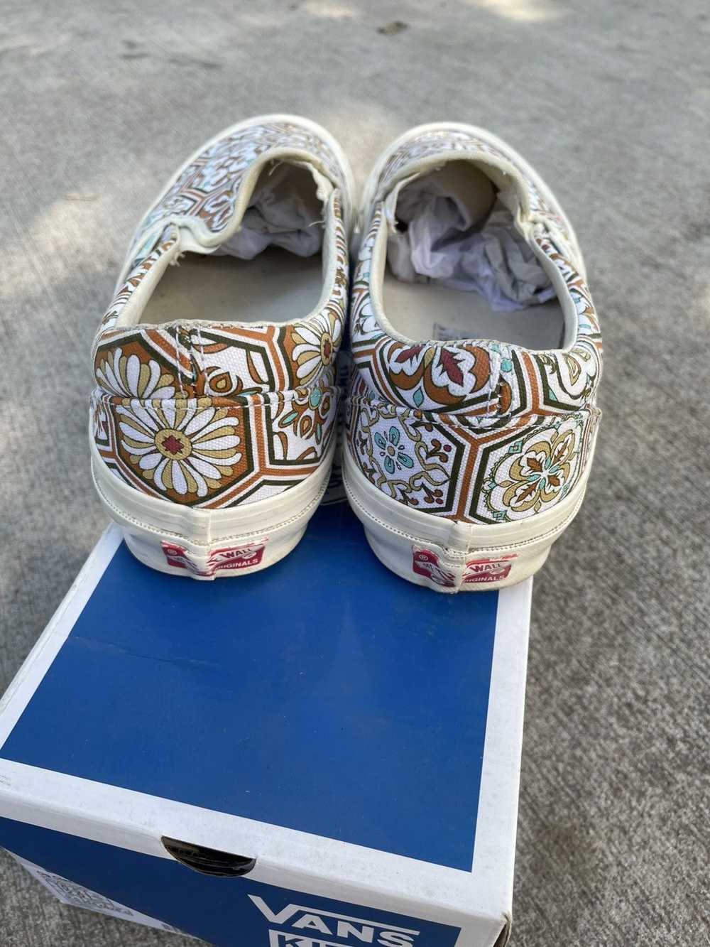 Kith × Vans Vans Slip-On Kith Moroccan Tile Orange - image 4