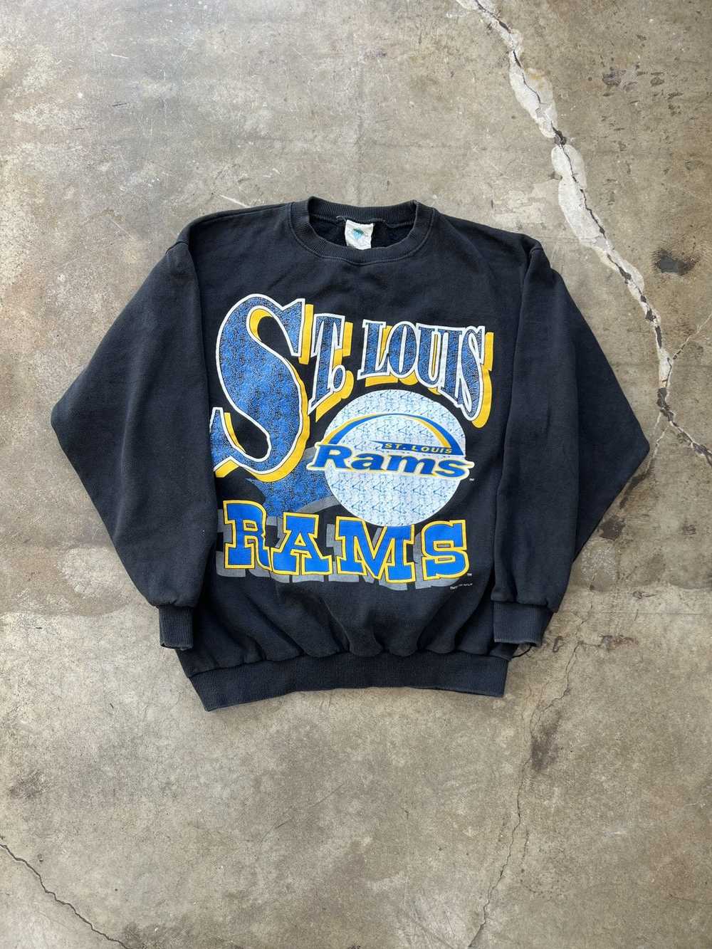 NFL × Vintage Vintage NFL St. Louis Rams Crewneck… - image 2