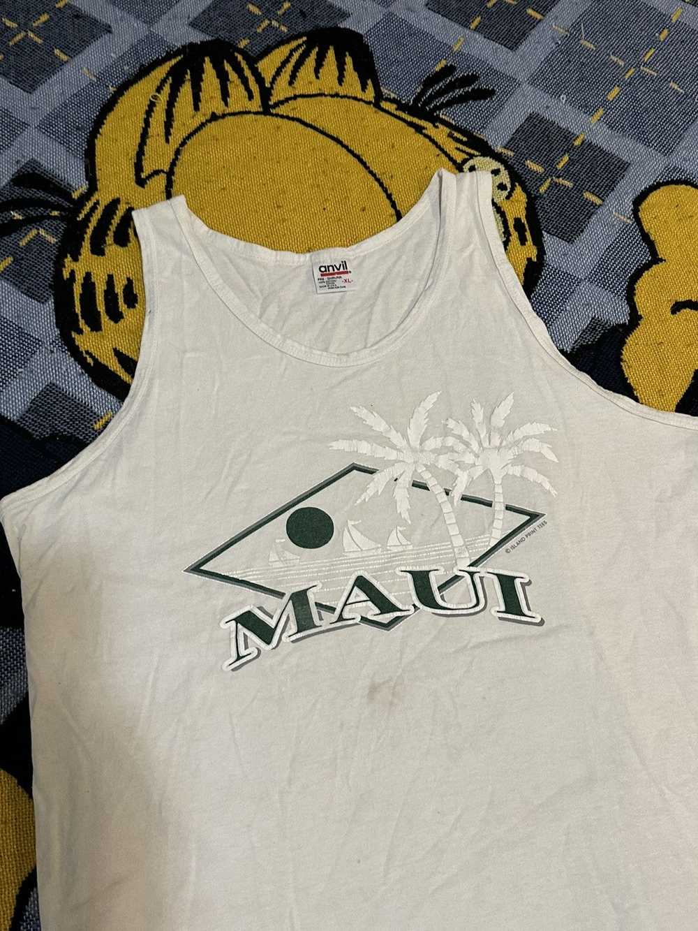 Anvil × Made In Usa × Streetwear Vintage 90s Maui… - image 2