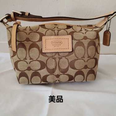 COACH Signature Vanity Cosmetic Pouch Ladies Hand… - image 1