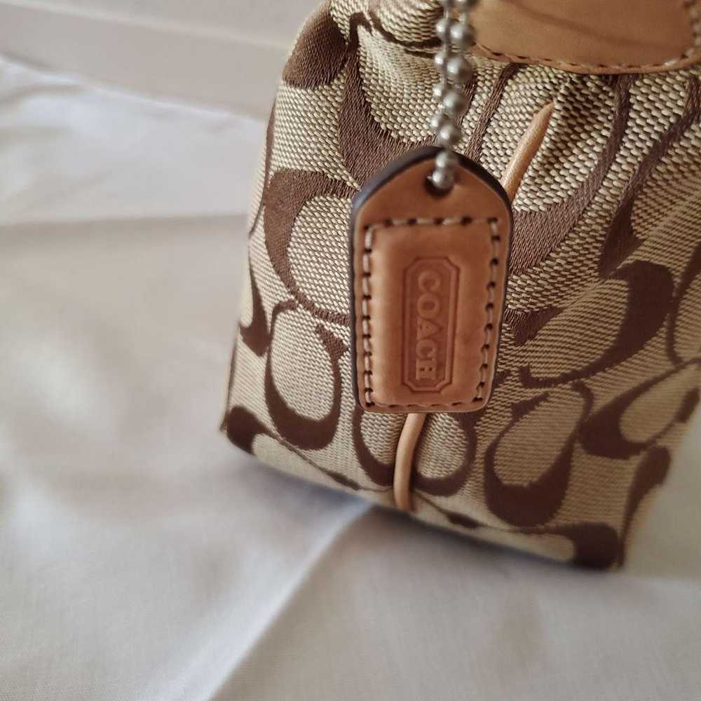 COACH Signature Vanity Cosmetic Pouch Ladies Hand… - image 8