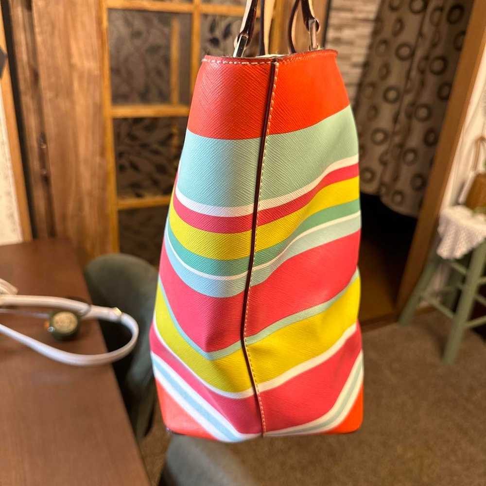 Kate Spade colorful tote bag. - image 12