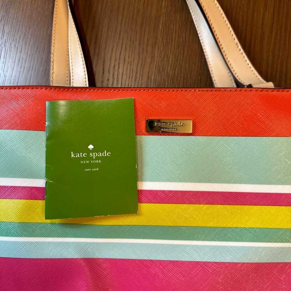 Kate Spade colorful tote bag. - image 3