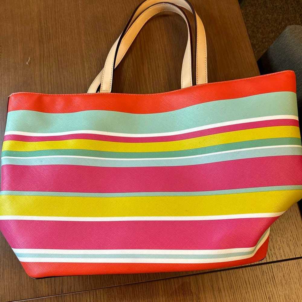 Kate Spade colorful tote bag. - image 4