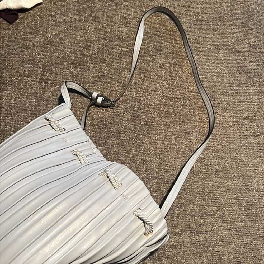 Zara pleated bucket drawstring bag - image 5