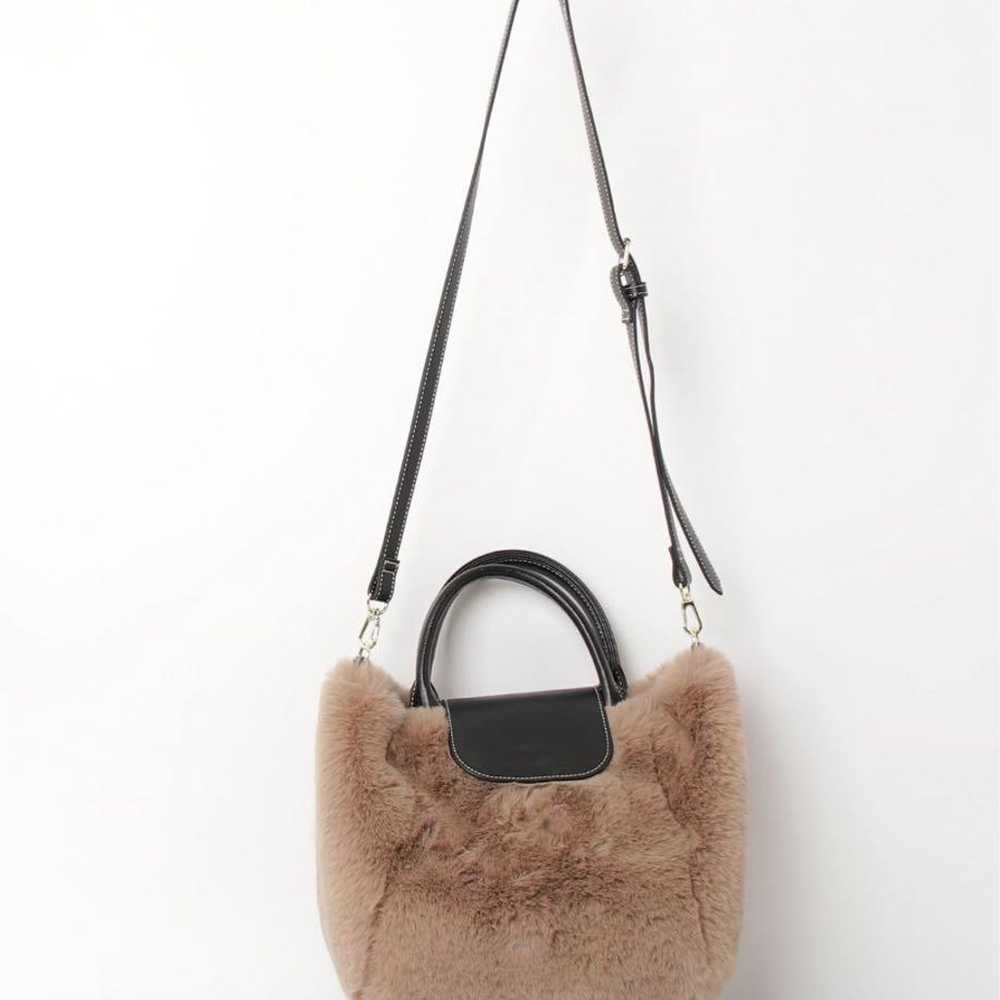 Heini Eco Fur Tote Shoulder Bag Grene. - image 6