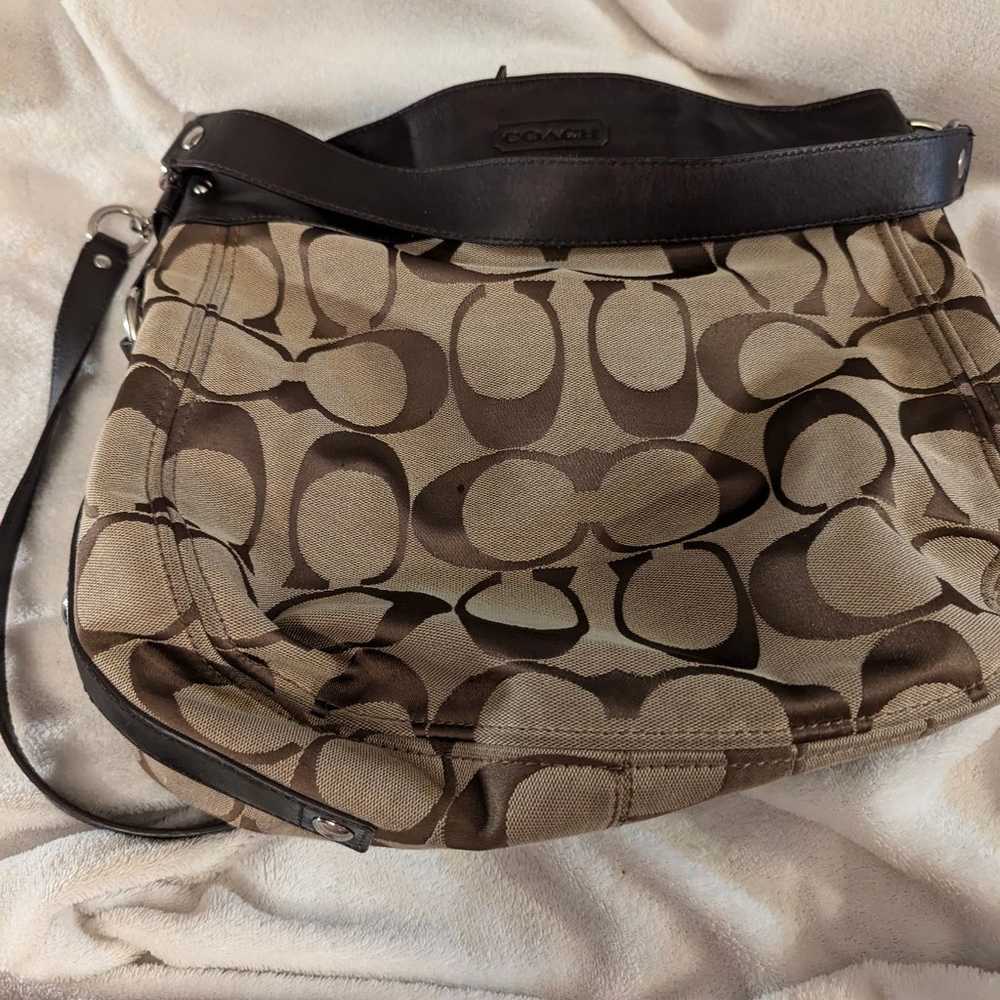 Coach Zoe Signature C large hobo bag - image 3