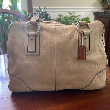 Coach pebbled leather Hamilton bag