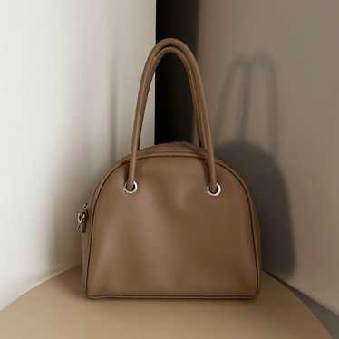 Bag beige brown tote bag handbag - image 1