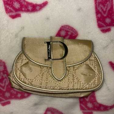 Christian Dior Mini Makeup Bag Gold