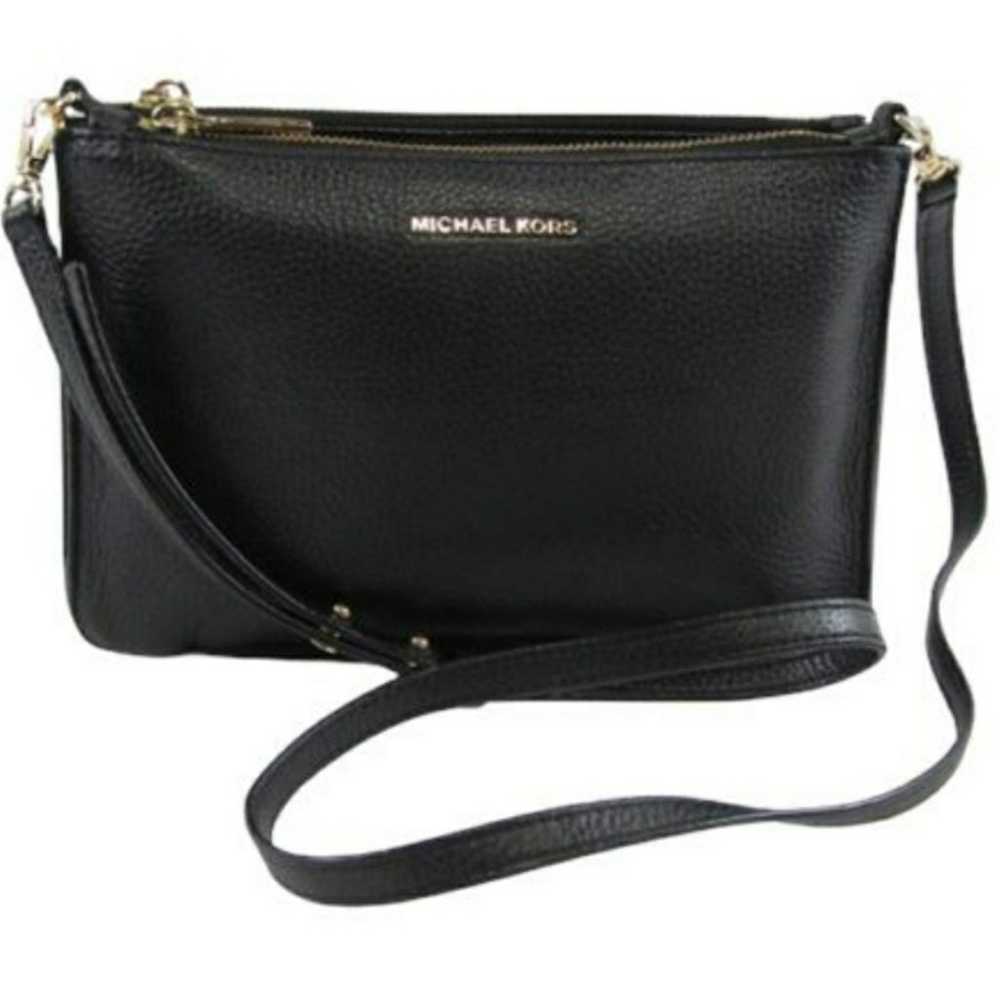 Michael Kors Trisha Pebbled Double Zip Leather Cr… - image 3