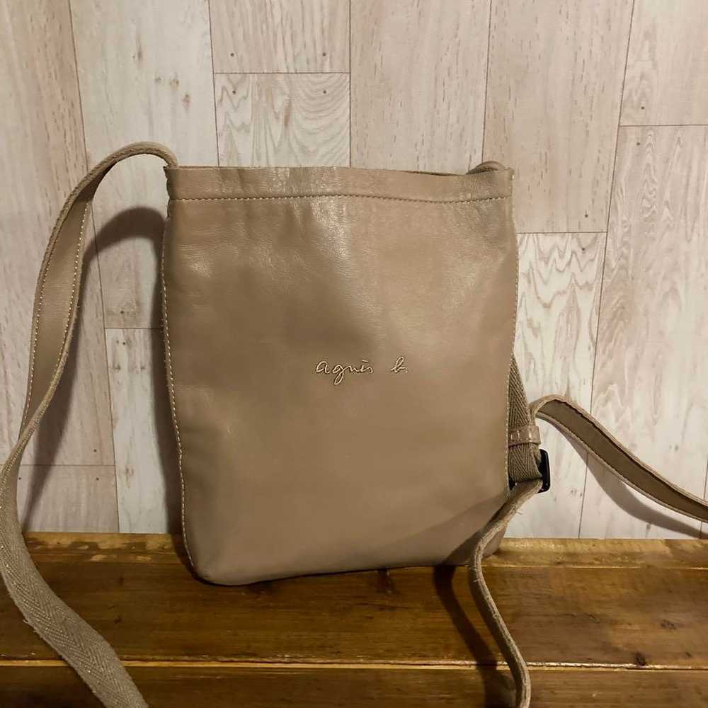 【Brand New】Agnes B. Genuine Leather Shoulder Bag,… - image 1