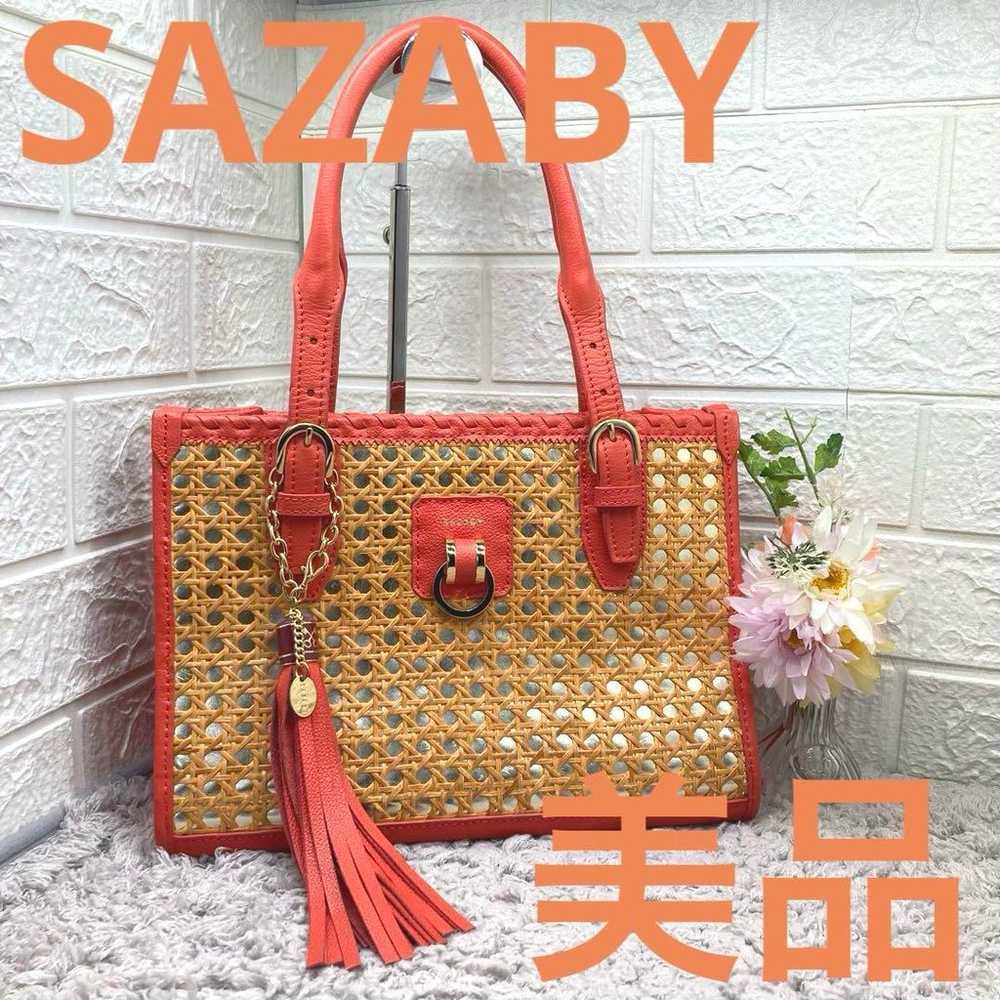 Excellent item! SAZABY handbag tote bag cage bag … - image 1