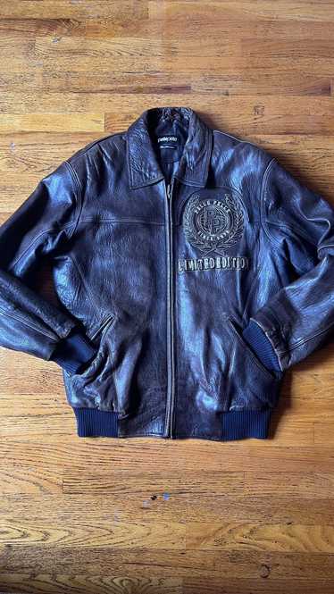 Leather Jacket × Pelle Pelle × Vintage Dark brown 