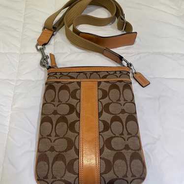 Coach Monogram Canvas Signature Crossbody bag