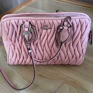 coach pink bag