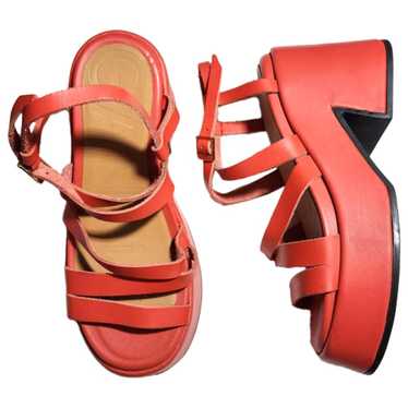 Ganni Leather sandal