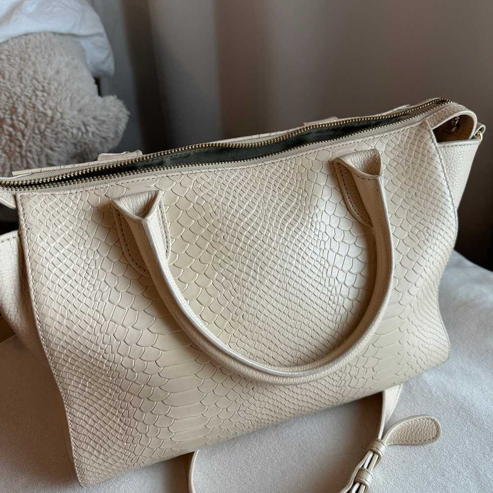 Gigi New York Grace Satchel in Almond - image 4