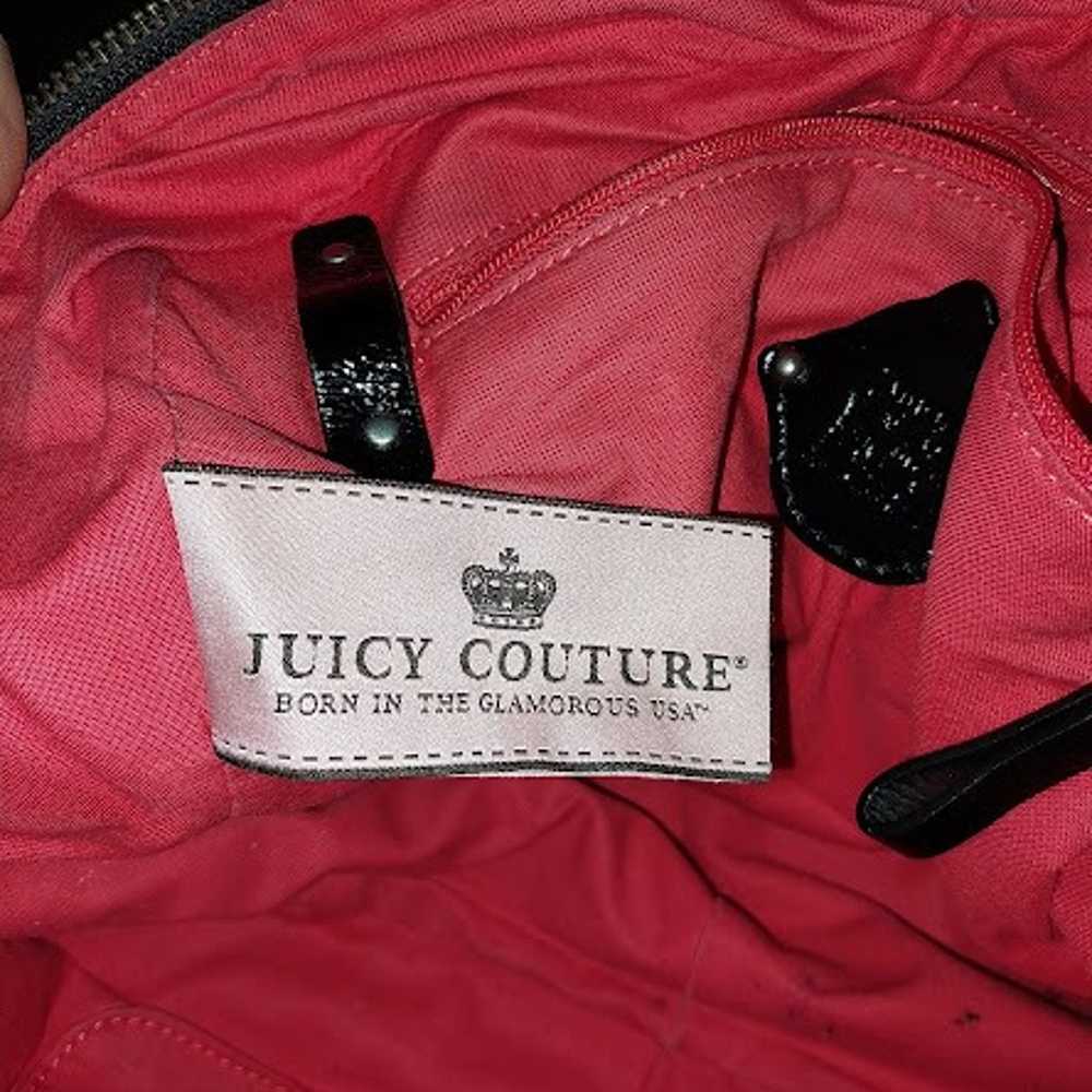 JUICY COUTURE BLACK PATENT LEATHER BAG - image 12